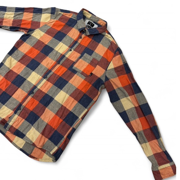 Vintage - Quiksilver Multicolor Plaid Flannel Shirt - Picture 4 of 5